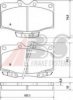 TOYOT 0446560050 Brake Pad Set, disc brake